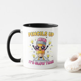 Stifte hoch, es ist Leuchtzeit Tasse