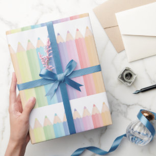 Stifte Lehrer Geschenkpapier