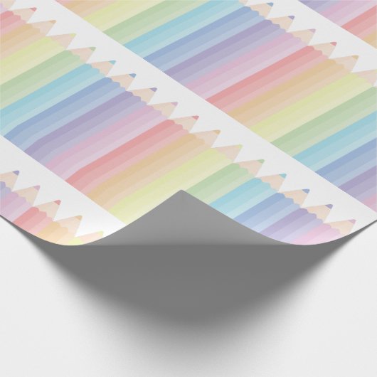 Stifte Lehrer Geschenkpapier (Ecke)