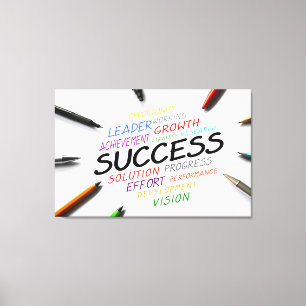 Stifte mit weißem Hintergrund Leinwanddruck