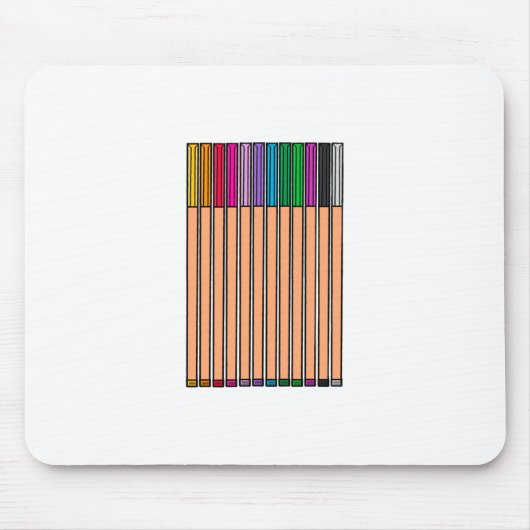 Stifte Mousepad (Vorne)