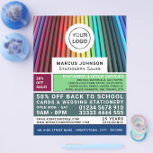 Stifte, Schreibwaren und Bürobedarf, Stationer Flyer (Einzeln)