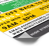 Stifte, Schreibwaren und Bürobedarf, Stationer Poster (Ecke)