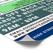 Stifte, Schreibwaren und Bürobedarf, Stationer Poster (Ecke)