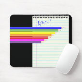 Stifte und Notebook Mousepad (Mit Mouse)