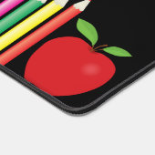 Stifte und Red Apple Teacher Desk Mat Schreibtischunterlage (Ecke)