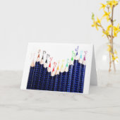 Stifte zum Geburtstag Karte (Gelbe Blume)