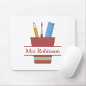 Stifthalter Monogram Lehrer Danke, Geschenk Mousepad (Mit Mouse)