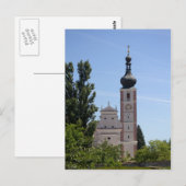 Stiftskirche Geras Postkarte (Vorne/Hinten)
