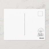 Stiftung des Glaubens Postkarte (Rückseite)