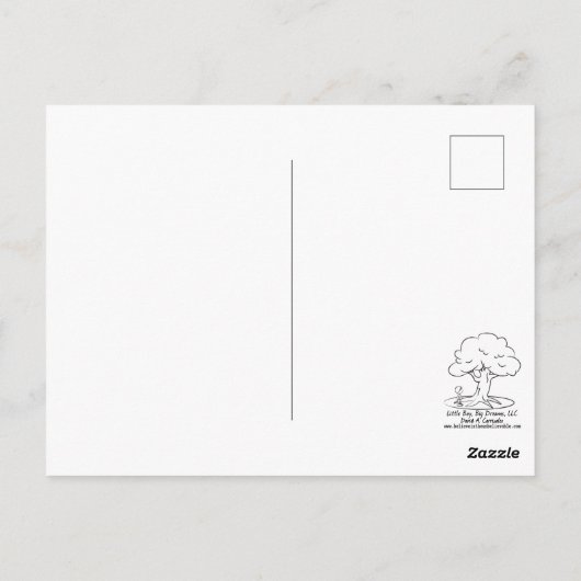 Stiftung des Glaubens Postkarte (Rückseite)