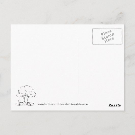 Stiftung des Glaubens Postkarte (Rückseite)