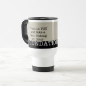 Stiftung des Glaubens Reisebecher (Vorderseite Links)