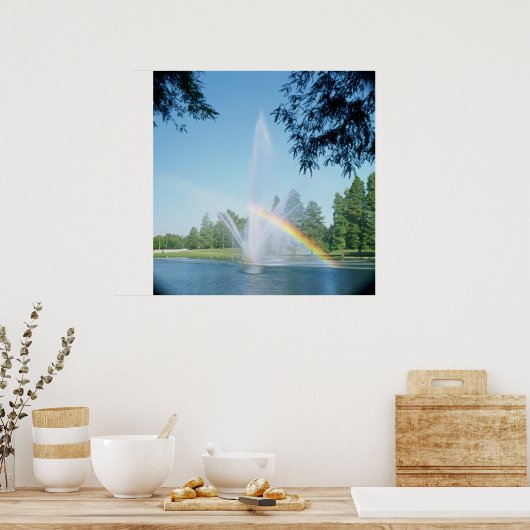 STIFTUNG UND RAINBOW SIND WALDPARK POSTER (Küche)