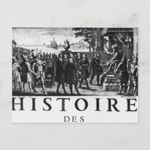 Stiftung von Louis XIV, König von Frankreich Postkarte