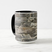 STIFTUNG WALL Black 15 oz Ringer Tasse (Vorderseite Links)