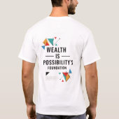 Stiftung Wohlstand ist möglich T-Shirt (Rückseite)