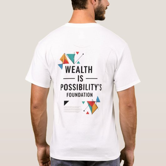 Stiftung Wohlstand ist möglich T-Shirt (Rückseite)