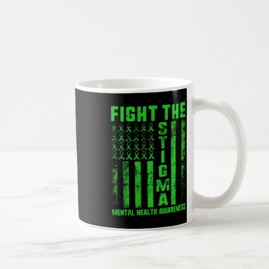 Stigma Mental Health Awareness Depression Anxi Kaffeetasse (Rechts)