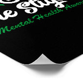 Stigma psychische Gesundheitsprobleme psychische G Poster (Ecke)