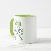 Stigma zerschlagen - Tasse psychische Gesundheit (Vorderseite Links)