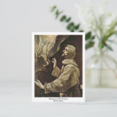Stigmata von St. Francis von El Greco Postkarte (Stehend Vorderseite)