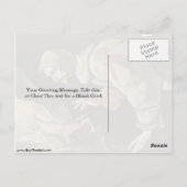 Stigmata von St. Francis von El Greco Postkarte (Rückseite)