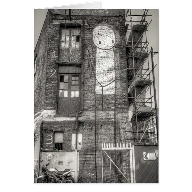 Stik Man Graffiti, Shoreditch London (Vorne)