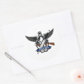 STIKER ROND UNITED WE CONQUER RUNDER AUFKLEBER (Umschlag)