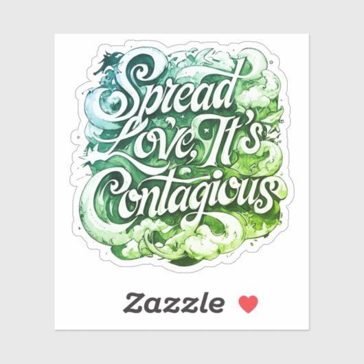 Stiker Spread Liebe Aufkleber (Blatt)