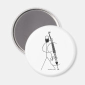 Stikman Magnet (Vorderseite/Rückseite)