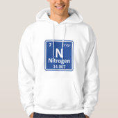 Stikstof Nitro chemisch 7 element. Co2 uitstoot. Hoodie (Vorderseite)