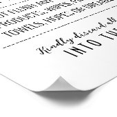 Stikuläre Systemsignatur, Sanitäre Gegenstände nic Poster (Ecke)