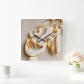 Stil: 10,75" quadratische Acrylmauer-Uhr Quadratische Wanduhr (Zuhause)