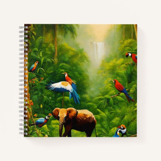 Stil: 8,5" x 8,5" SpiralNotebook Notizblock (Vorderseite)