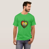 Stil: Basic Green One One Liebe One Heart T - Shir T-Shirt (Vorne ganz)