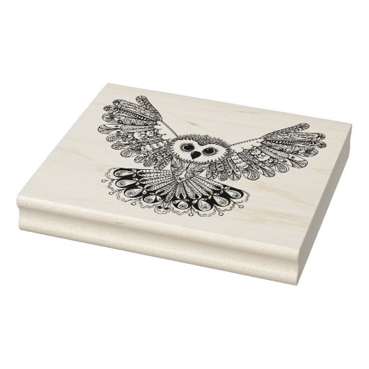 Stil Black Owl Gummistempel (Stempel)