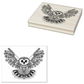 Stil Black Owl Gummistempel (Stempel)