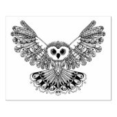 Stil Black Owl Gummistempel (Prägung)