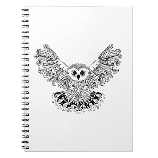 Stil Black Owl Notizblock (Vorderseite)