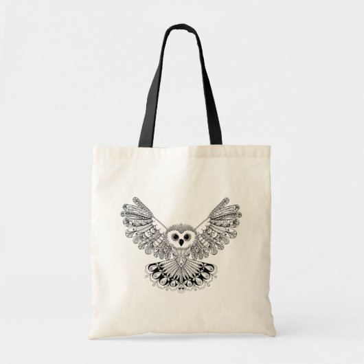 Stil Black Owl Tragetasche (Vorne)