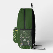 Stil blühen - floraler Multiprint-Backpack Bedruckter Rucksack (Rechts)