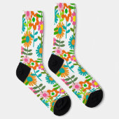 Stil-Blume der 1960er Jahre Socken (Rechts)