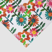 Stil-Blume der 1970er Jahre Seidenpapier (Detail)