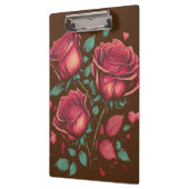 " 💐 💐 Stil 💐 Blume Klemmbrett (Links)