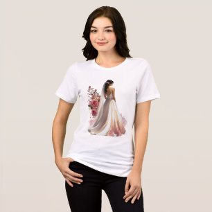 [Stil] Braut [Produkt] Hochzeit Braut Elegantes G Tri-Blend Shirt