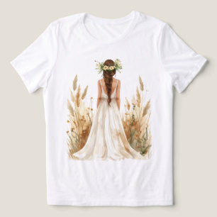 [Stil] Braut [Produkt] Hochzeit Braut Geschenk Ele Tri-Blend Shirt