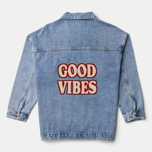 Stil: Damenkleidung (Jean Jacket) Jeansjacke (Rückseite)