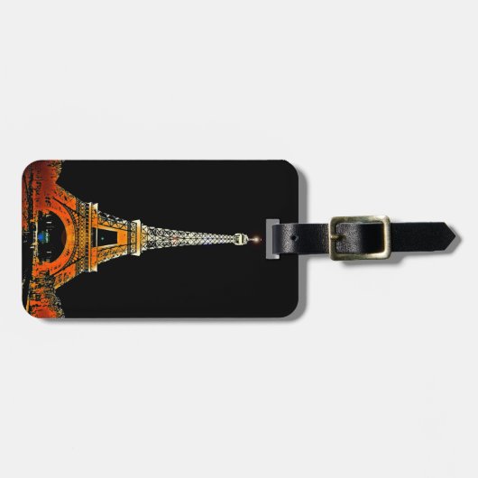 Stil: Das Eiffelturm-Gepäckstück Gepäckanhänger (Vorderseite horizontal)