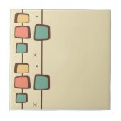 Stil der 50er Jahre Fliese (Vorderseite)